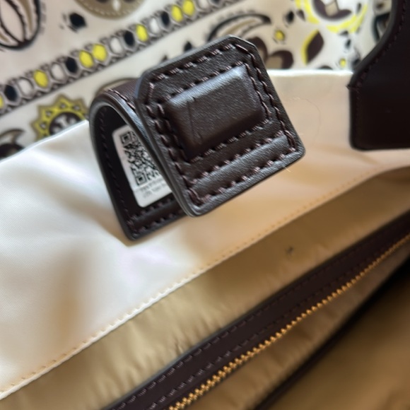 Tory Burch Nylon Large Ivory Pisces Dream Ella Printed Tote Patterned Tote 👜 - Picture 17 of 17